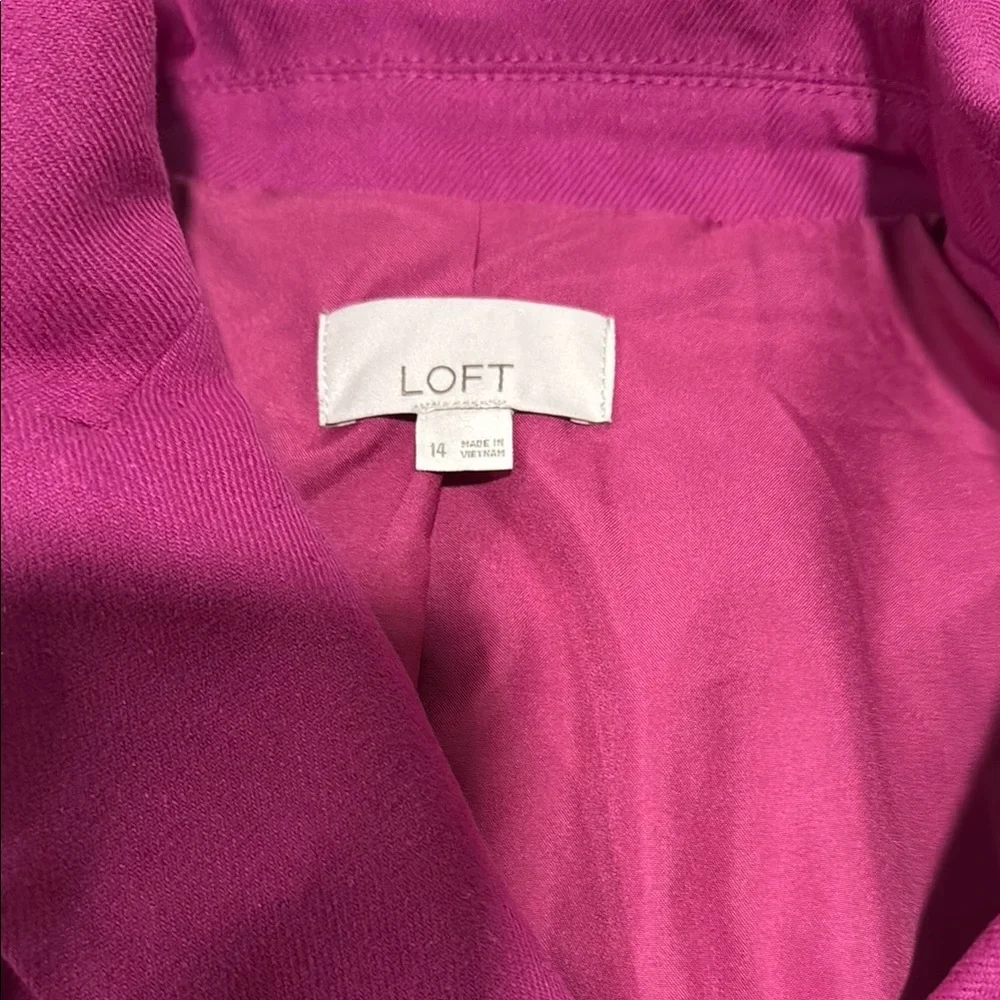 LOFT Fuchsia Jacket - Picture 2 of 5